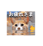 使える動く猫スタンプ part8（個別スタンプ：7）