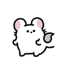 白黒チンチラの組み合わせ 動くスタンプ（個別スタンプ：15）
