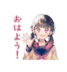 制服の女の子の日常♡（個別スタンプ：2）