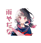 制服の女の子の日常♡（個別スタンプ：19）