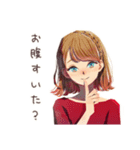 やさしい妻のごはん連絡♡（個別スタンプ：4）