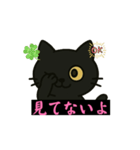 黒いネコです（個別スタンプ：5）