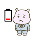 カバたん厭世モード (タイ) Ver2（個別スタンプ：12）