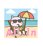 カバたん厭世モード (タイ) Ver2（個別スタンプ：14）