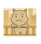 カバたん厭世モード (タイ) Ver2（個別スタンプ：20）
