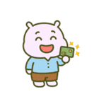 カバたん厭世モード (タイ) Ver2（個別スタンプ：34）