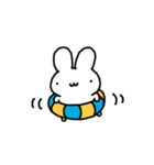ポップなフリして夏を乗り切るうさたろう（個別スタンプ：33）