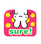 popなフリしてsummer を乗り切るうさたろう（個別スタンプ：6）