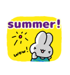 popなフリしてsummer を乗り切るうさたろう（個別スタンプ：13）