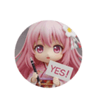 勉強中のみなみちゃんカプセルトイ（個別スタンプ：1）