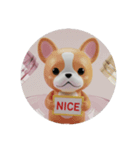 フレンチブルドッグカプセルトイ（個別スタンプ：1）
