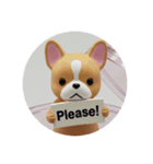 フレンチブルドッグカプセルトイ（個別スタンプ：8）