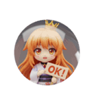 クイーンみなみちゃんカプセルトイ（個別スタンプ：5）