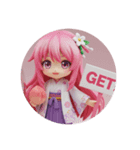 ピーチ精霊ちゃんカプセルトイ（個別スタンプ：7）