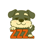 シュナウザーの日常◼︎message ver.（個別スタンプ：14）