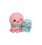 タコくんとぬいぐるみ（個別スタンプ：15）