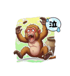 特殊詐欺啓蒙のスタンプを猿かに合戦で❗（個別スタンプ：14）