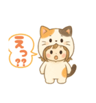 日常使いやすいスタンプ(猫好き女の子)（個別スタンプ：12）