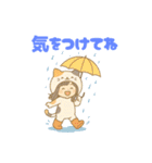日常使いやすいスタンプ(猫好き女の子)（個別スタンプ：19）