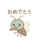 色々な可愛い虫 日本語（個別スタンプ：6）