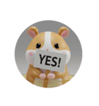 ハムスターカプセルトイ（個別スタンプ：2）