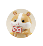 ハムスターカプセルトイ（個別スタンプ：3）
