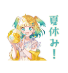 使いやすい女の子★夏編（個別スタンプ：5）