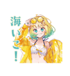 使いやすい女の子★夏編（個別スタンプ：6）