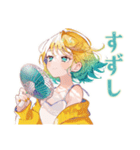 使いやすい女の子★夏編（個別スタンプ：7）