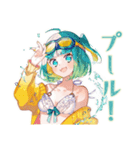 使いやすい女の子★夏編（個別スタンプ：34）