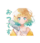 使いやすい女の子★夏編（個別スタンプ：36）