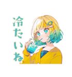 使いやすい女の子★夏編（個別スタンプ：38）