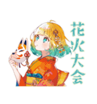 使いやすい女の子★夏編（個別スタンプ：39）