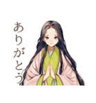 小町さんの平安な日常♡和風（個別スタンプ：3）