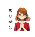 やさしい妻の夏♡ほんわか日常（個別スタンプ：3）