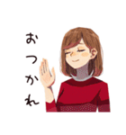 やさしい妻の夏♡ほんわか日常（個別スタンプ：9）