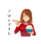 やさしい妻の夏♡ほんわか日常（個別スタンプ：12）