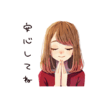やさしい妻の夏♡ほんわか日常（個別スタンプ：40）