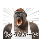 【ツッコミ】関西弁ゴリラ（個別スタンプ：8）