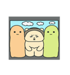やわらかビニグマ（個別スタンプ：3）