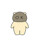 やわらかビニグマ（個別スタンプ：8）