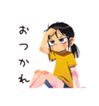 子ども（女の子）のなつやすみ★家族（個別スタンプ：18）