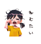 子ども（女の子）のなつやすみ★家族（個別スタンプ：20）