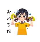 子ども（女の子）のなつやすみ★家族（個別スタンプ：28）