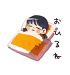 子ども（女の子）のなつやすみ★家族（個別スタンプ：37）