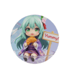 クロワッサン精霊みなみちゃんカプセルトイ（個別スタンプ：1）