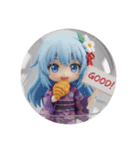 クロワッサン精霊みなみちゃんカプセルトイ（個別スタンプ：3）