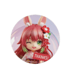 うさぎ耳みなみちゃんカプセルトイ（個別スタンプ：6）