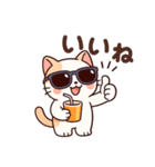にゃんちゅのゆるかわスタンプ①（個別スタンプ：20）