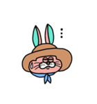 Howdy♡Bunny（個別スタンプ：4）